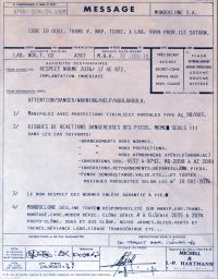 Notice d&lsquo;usage pour une caisse de 11 jambes de clones. (5 paires + 1 rechange)